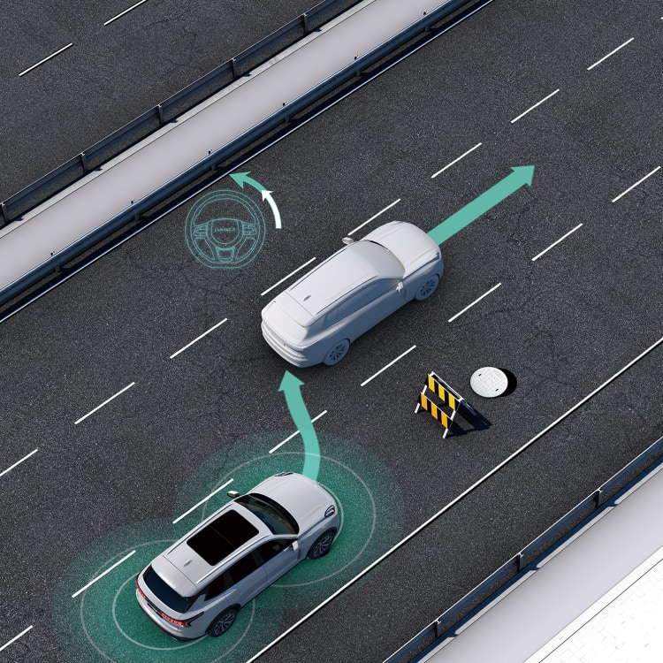 Asistencia de maniobra evasiva