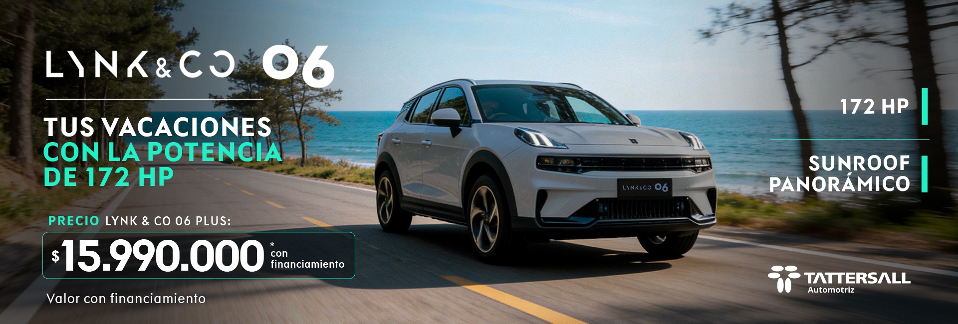 Tus vacaciones con la potencia de 172 HP